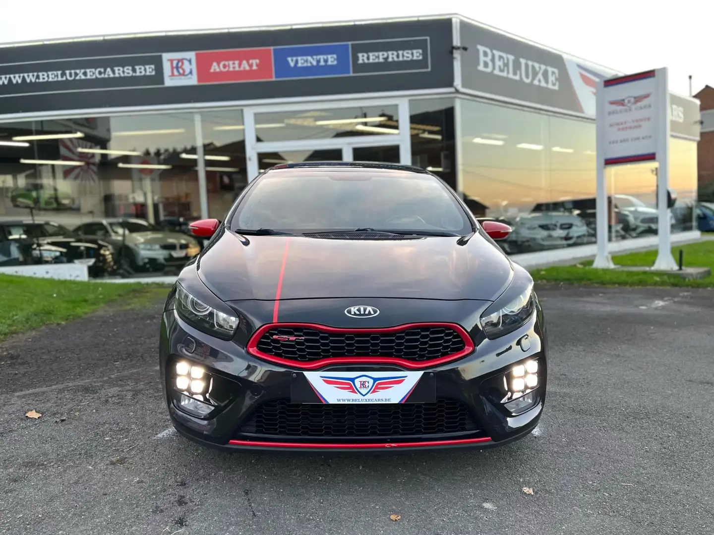 Kia Ceed / cee'd GT 1.6 T-GDi*XENON*SEMI-CUIR/ALCANTARA*GPS*TOIT* Fekete - 2