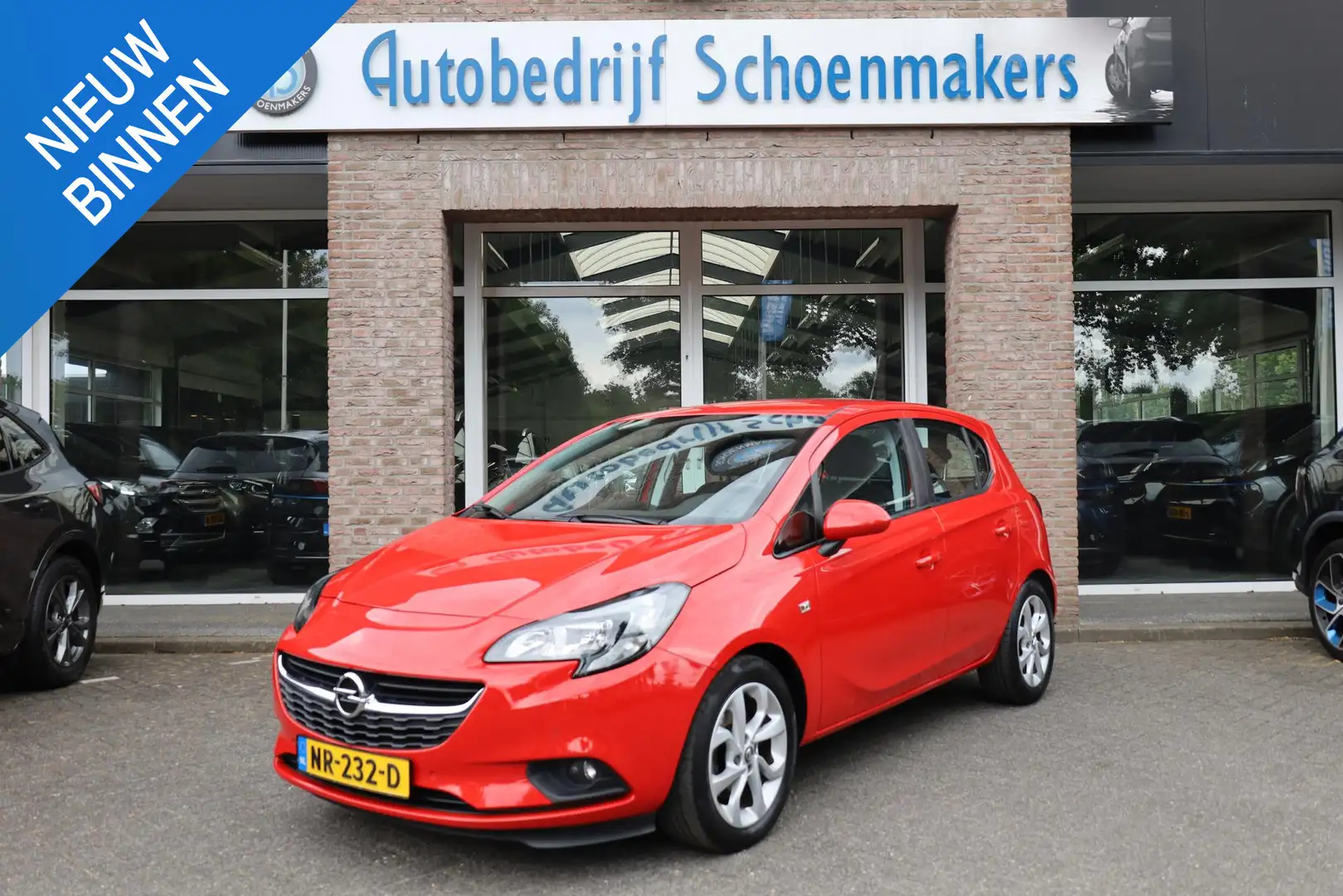 Opel Corsa 1.0 Turbo Edition DAB CARPLAY CRUISE LMV 2xPDC NAP Rood - 1