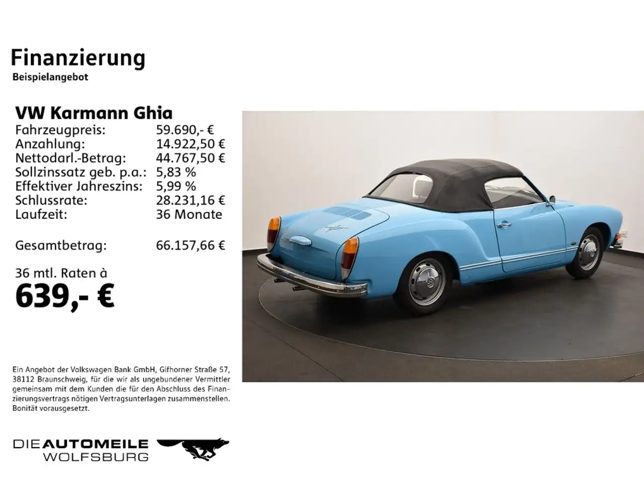 Volkswagen Karmann Ghia Karmann Typ14, foto 2