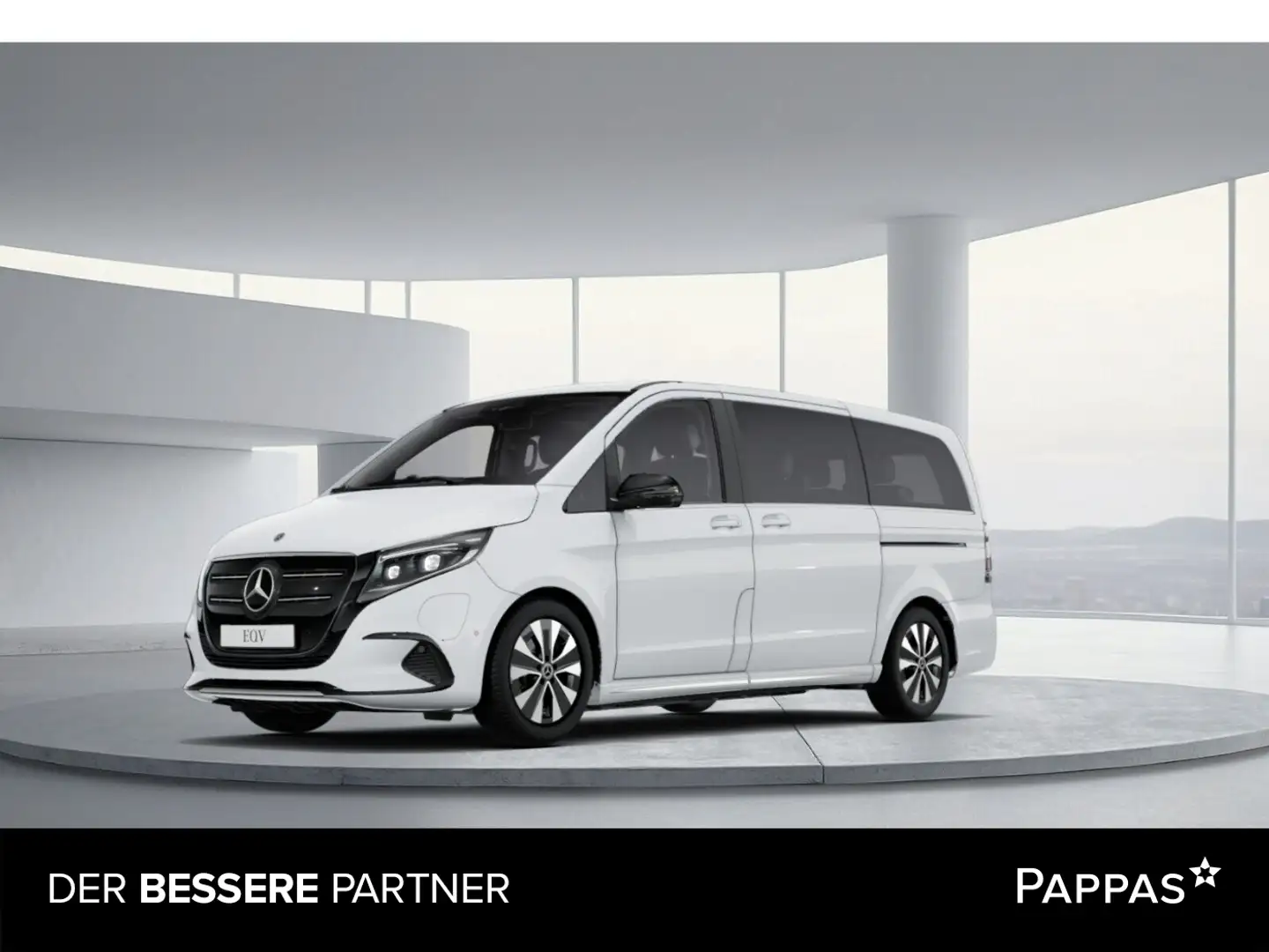 Mercedes-Benz EQV 300 AVANTGARDE Lang 7 Sitze Airm Pano Distr Weiß - 1