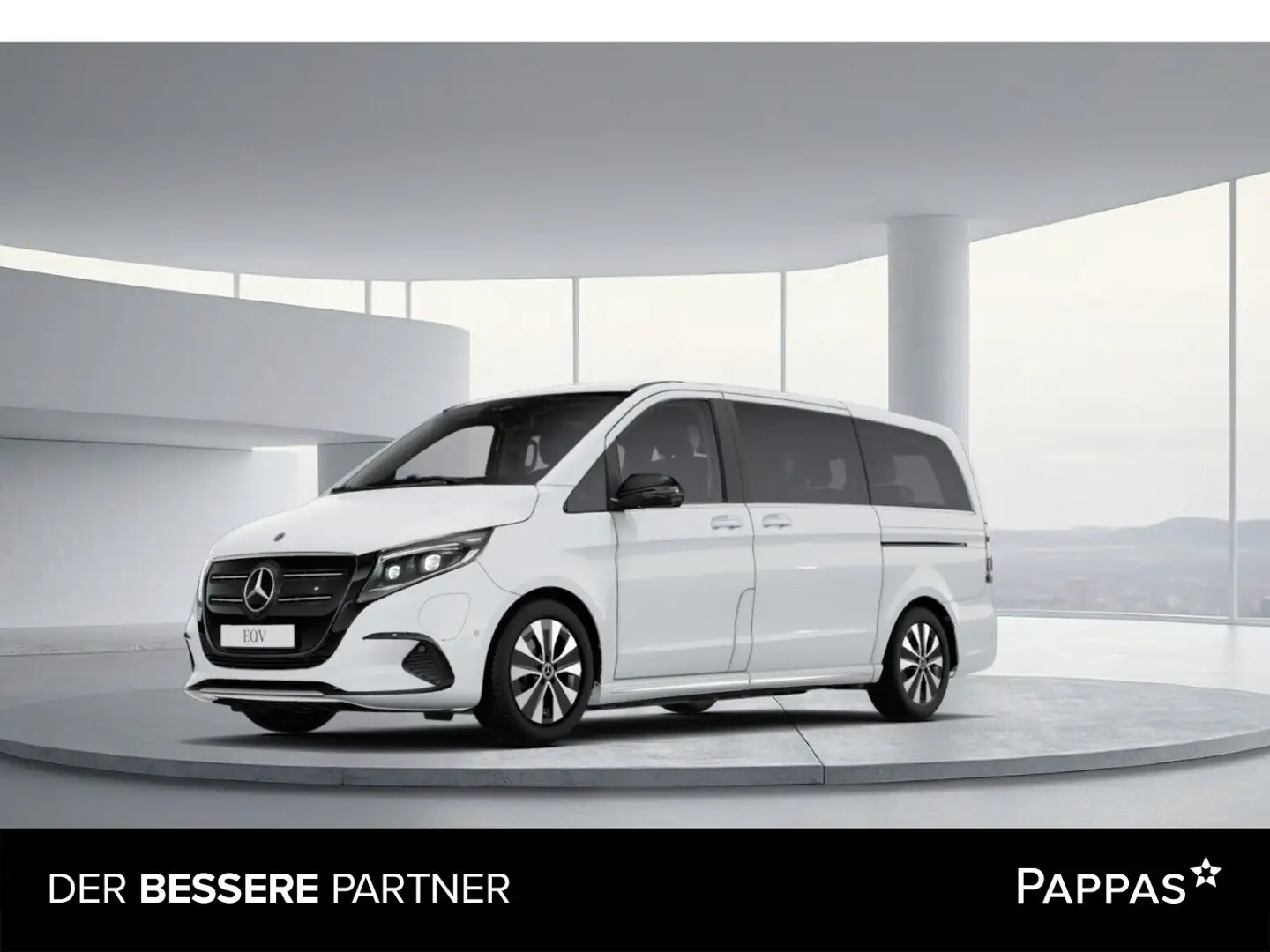 Mercedes-Benz EQV 300 AVANTGARDE Lang 7 Sitze Airm Pano Distr Weiß - 1