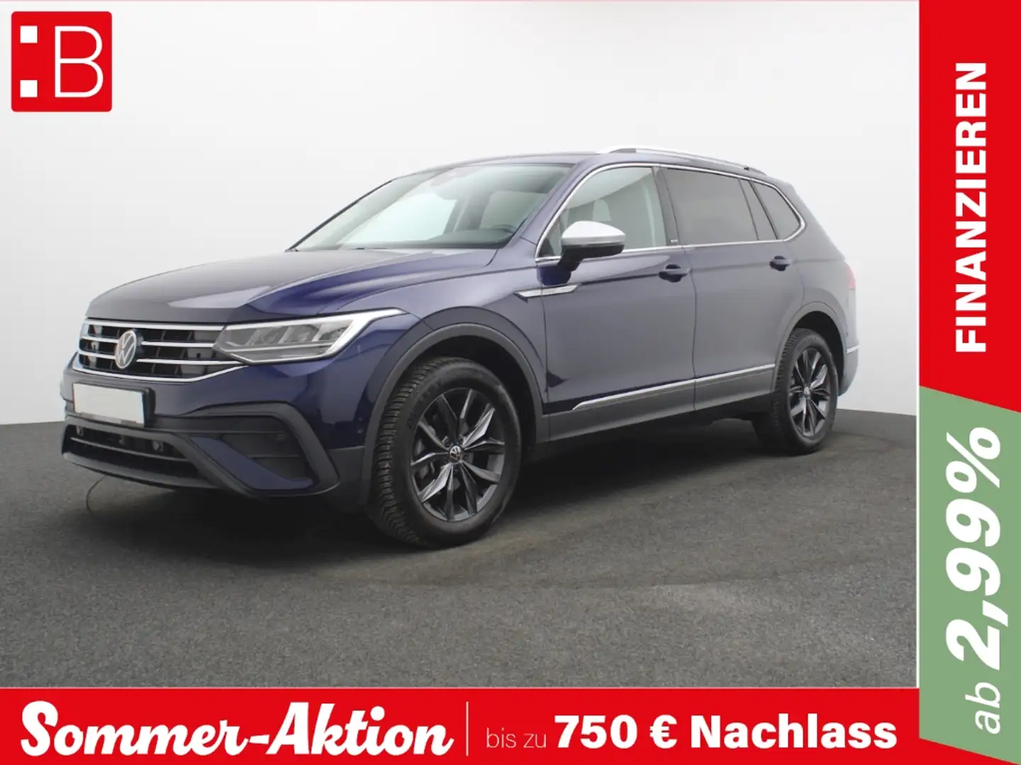 Volkswagen Tiguan Allspace 2.0 TDI DSG 4Mo. Move AHK 7-S. KAMERA KESSY Blau - 1