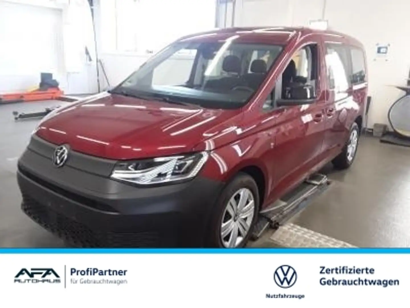 Volkswagen Caddy Maxi 2,0 TDI LED*Navi*AHK*GRA Rot - 1