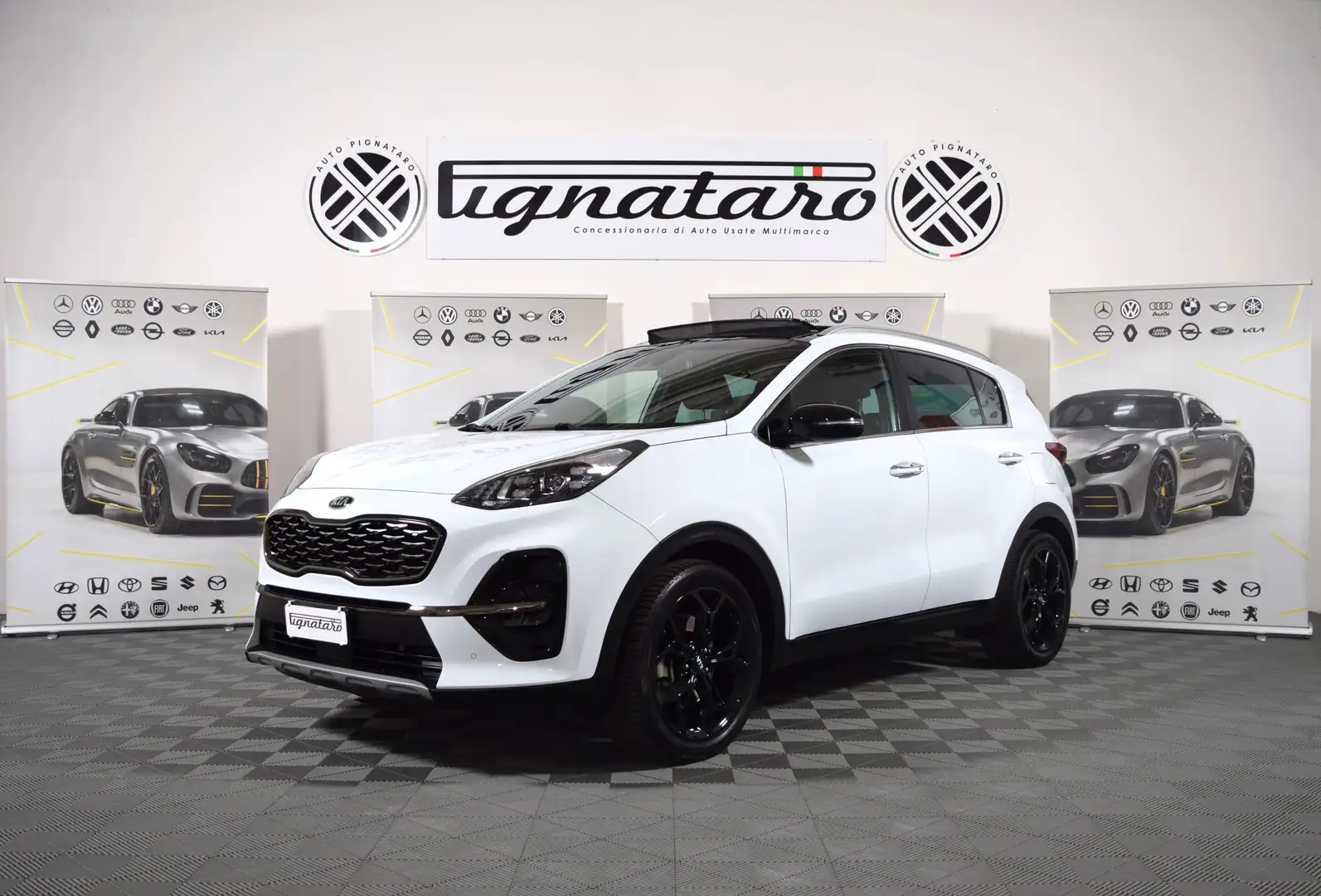 Kia Sportage Sportage IV 2021 1.6 Crdi Mhev GT Line 2wd Tetto Bianco - 2
