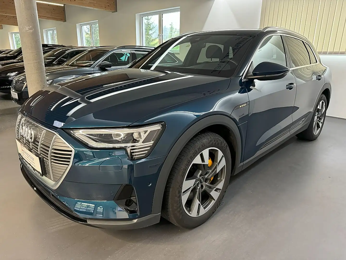 Audi e-tron 50 quattro 71kWh S-Line* Matrix LED*NAVI*AHK*PA... Bleu - 2