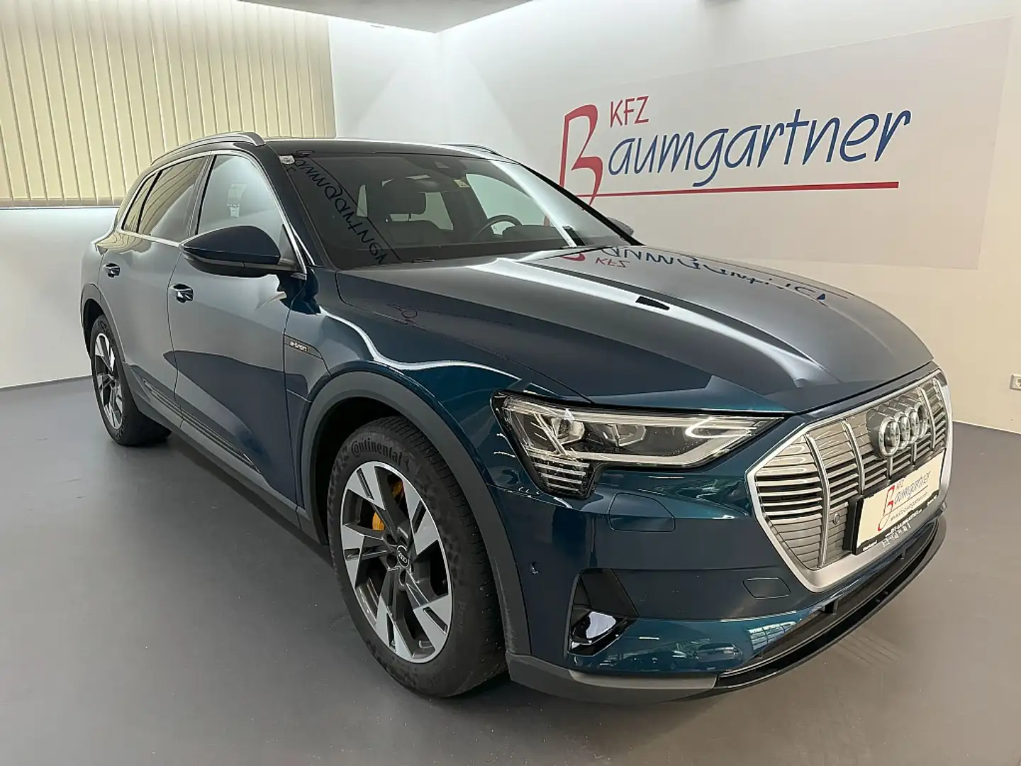 Audi e-tron 50 quattro 71kWh S-Line* Matrix LED*NAVI*AHK*PA... Bleu - 1
