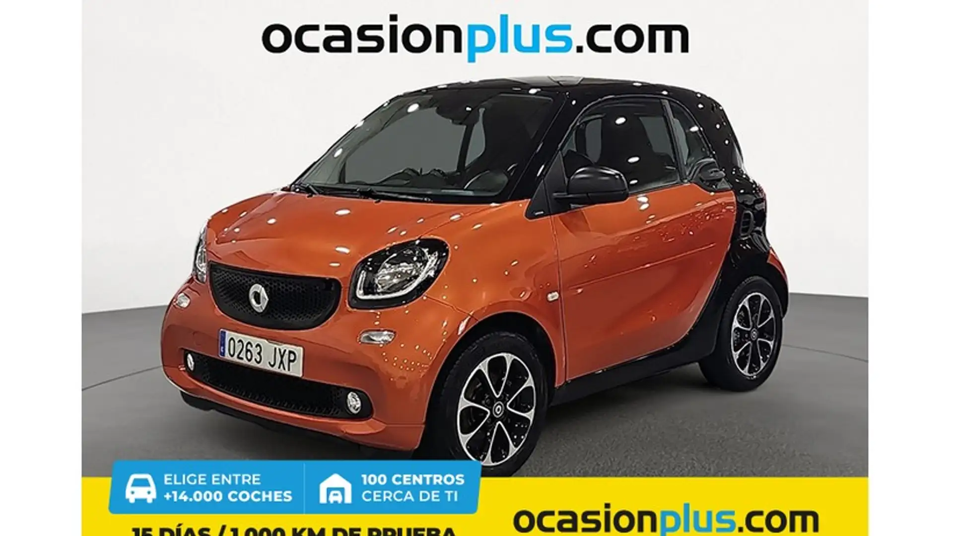 smart forTwo Coupé 66 Passion Aut. Naranja - 1