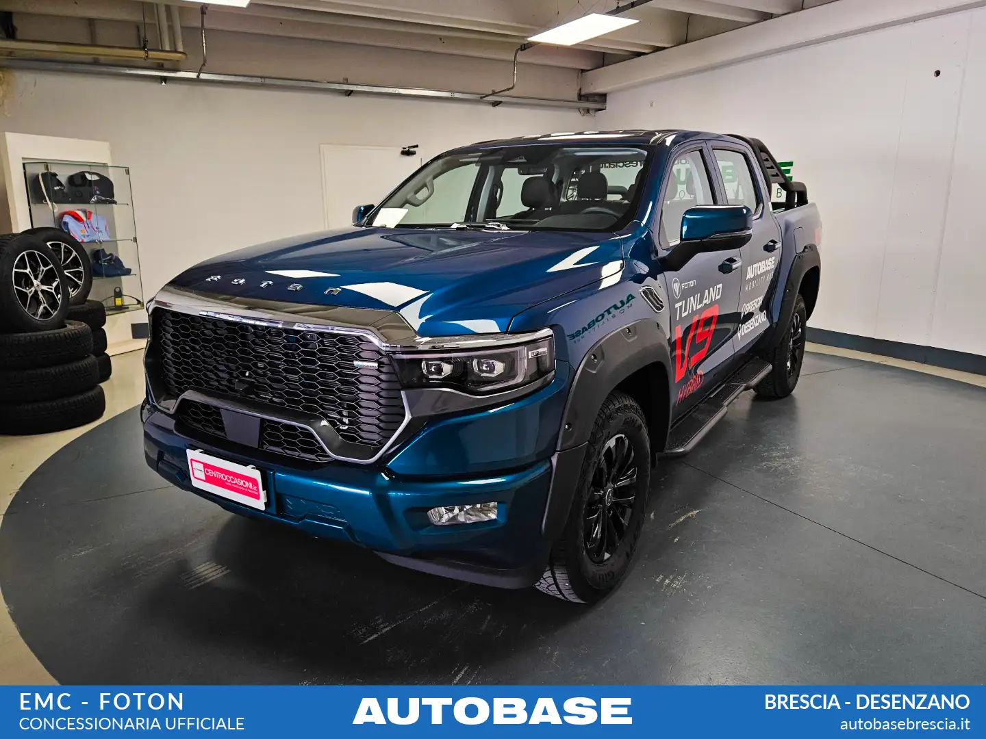 Foton Tunland V9 2.0 vgt turbo 48V Flagship 8at + Diff. Anteriore + Roll bar Grün - 1