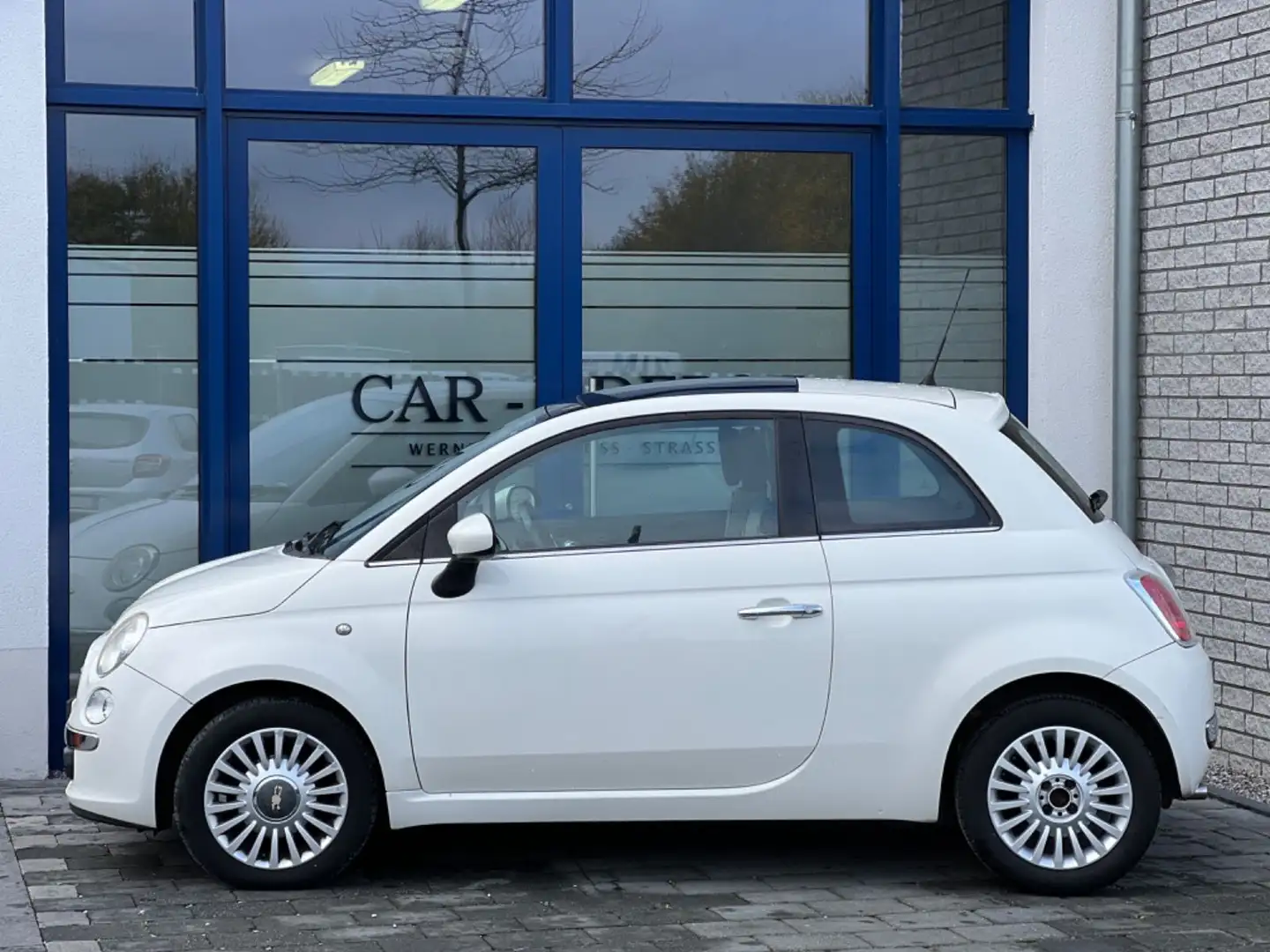 Fiat 500 *KLIMA *S-DACH *BLUET.*USB *1.BESITZ * Wit - 2