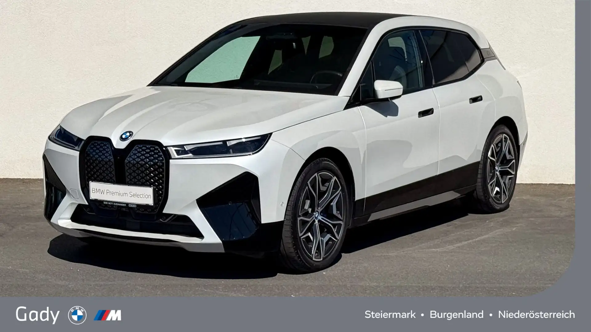 BMW iX xDrive40 Sportpaket Weiß - 1