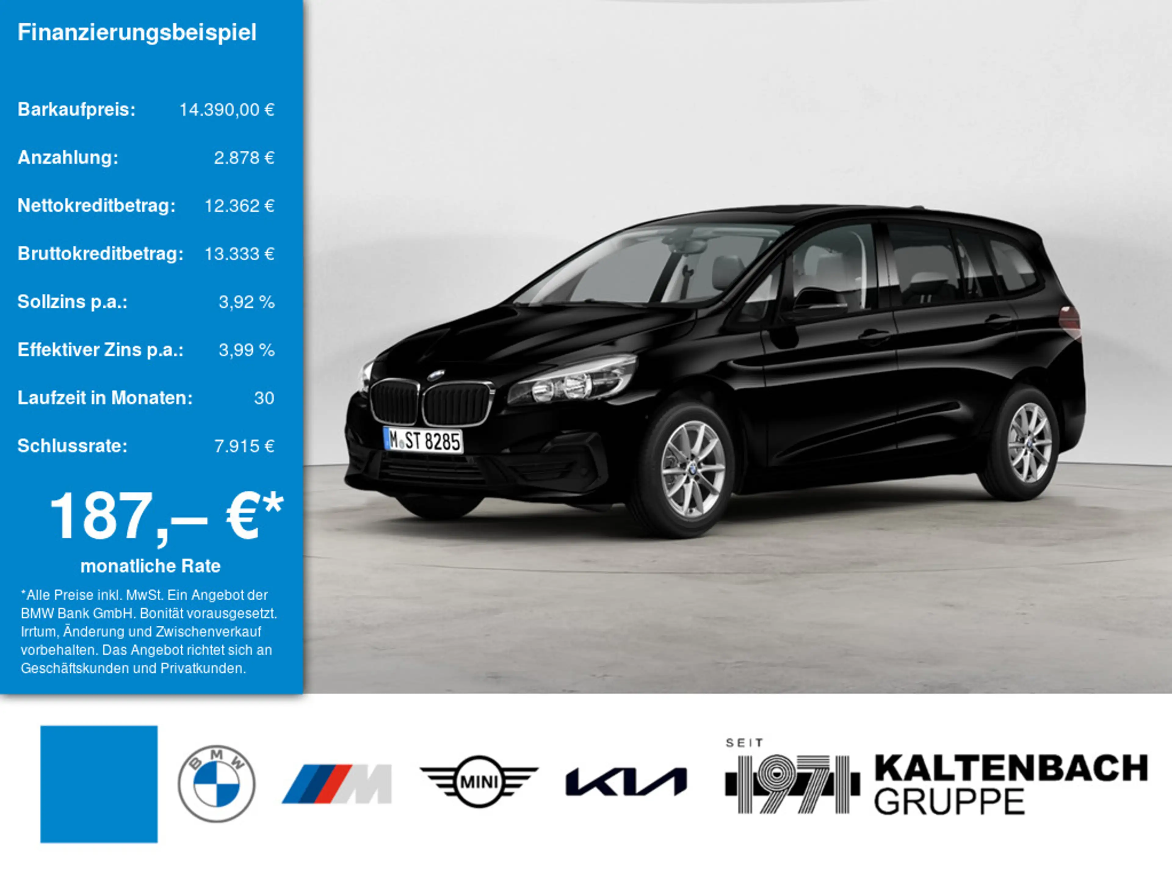 BMW 216 Gran Tourer FACEL. PANO AHK NAVI KAMERA