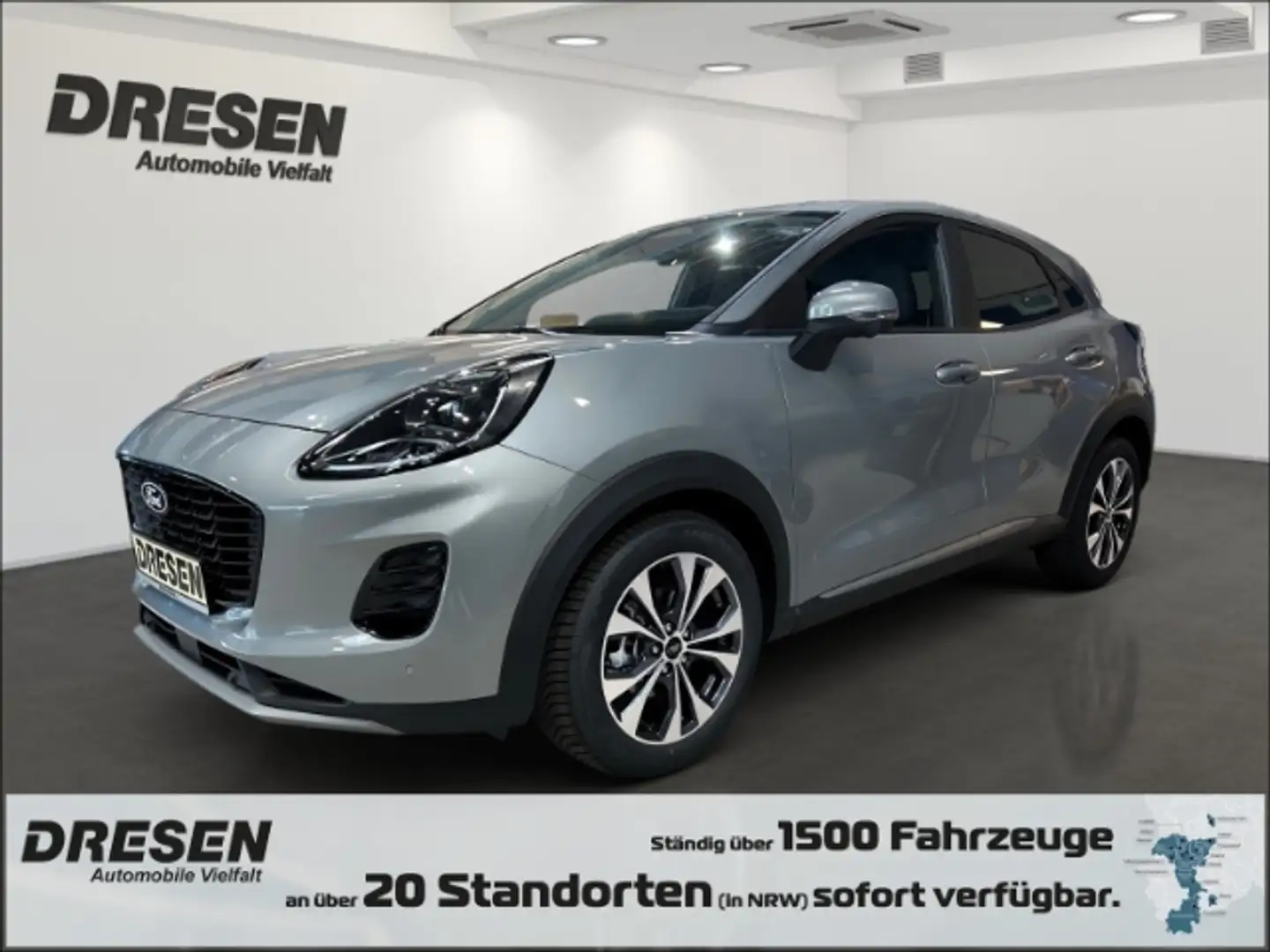 Ford Puma 1.0 Titanium Sitzheizung/ACC/elektr. Heckklappe/LE Gümüş rengi - 1