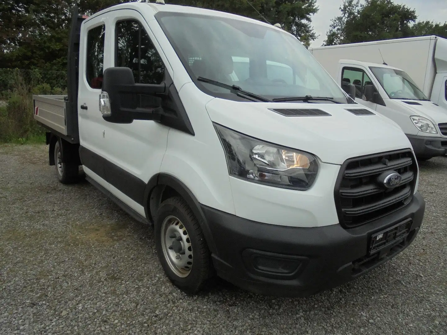 Ford Transit 310 2.0 Doppelkabine L2 AHK 2,6t 1. Hand Blanc - 1