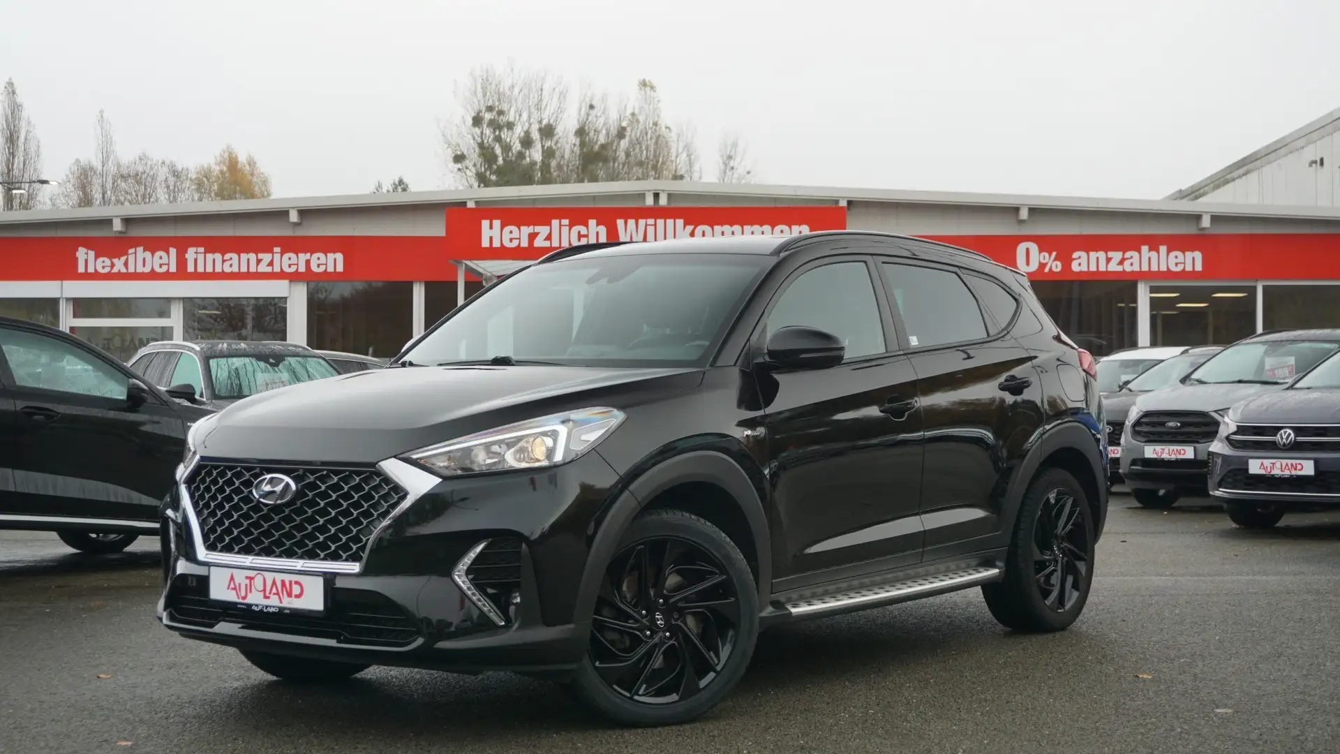 Hyundai TUCSON 1.6 T-GDI N Line 2WD Navi Sitzheizung PDC Schwarz - 2