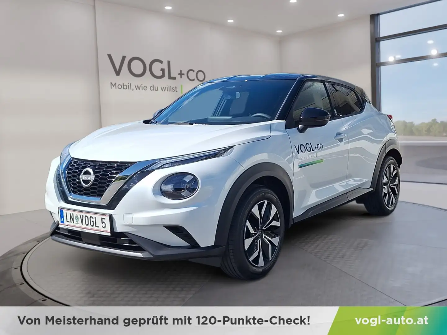 Nissan Juke N-Connecta 1.0 DIG-T 114PS Weiß - 1
