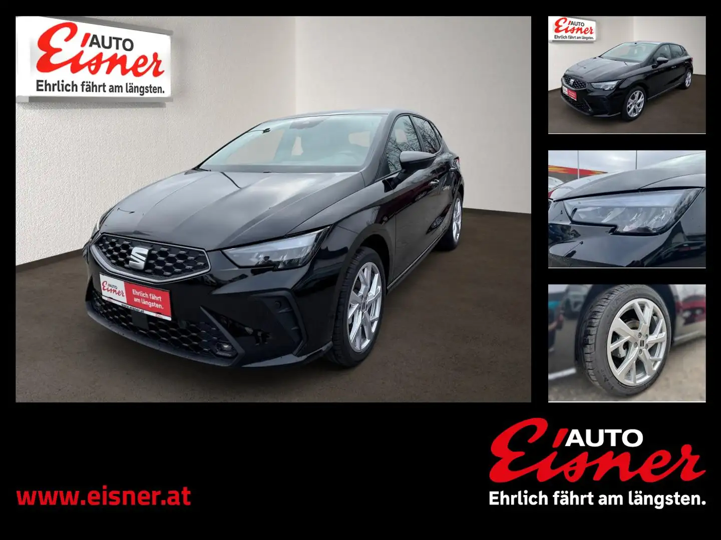 SEAT Ibiza Style 1.0 TSI 95PS Ö - Paket, Kessy Schwarz - 1