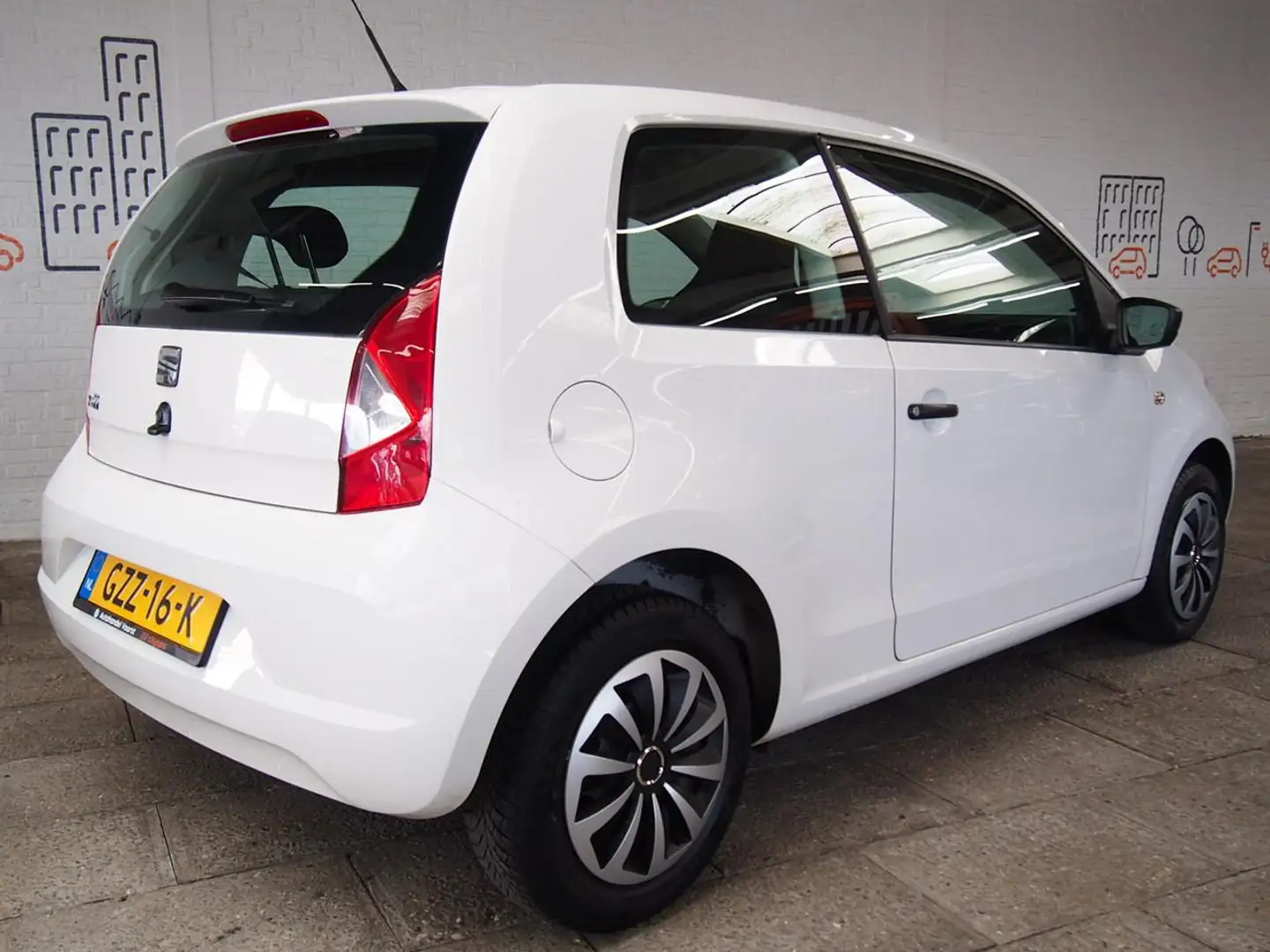 SEAT Mii 1.0 Reference Airco (APK:Nieuw) Incl.Garantie Biały - 2
