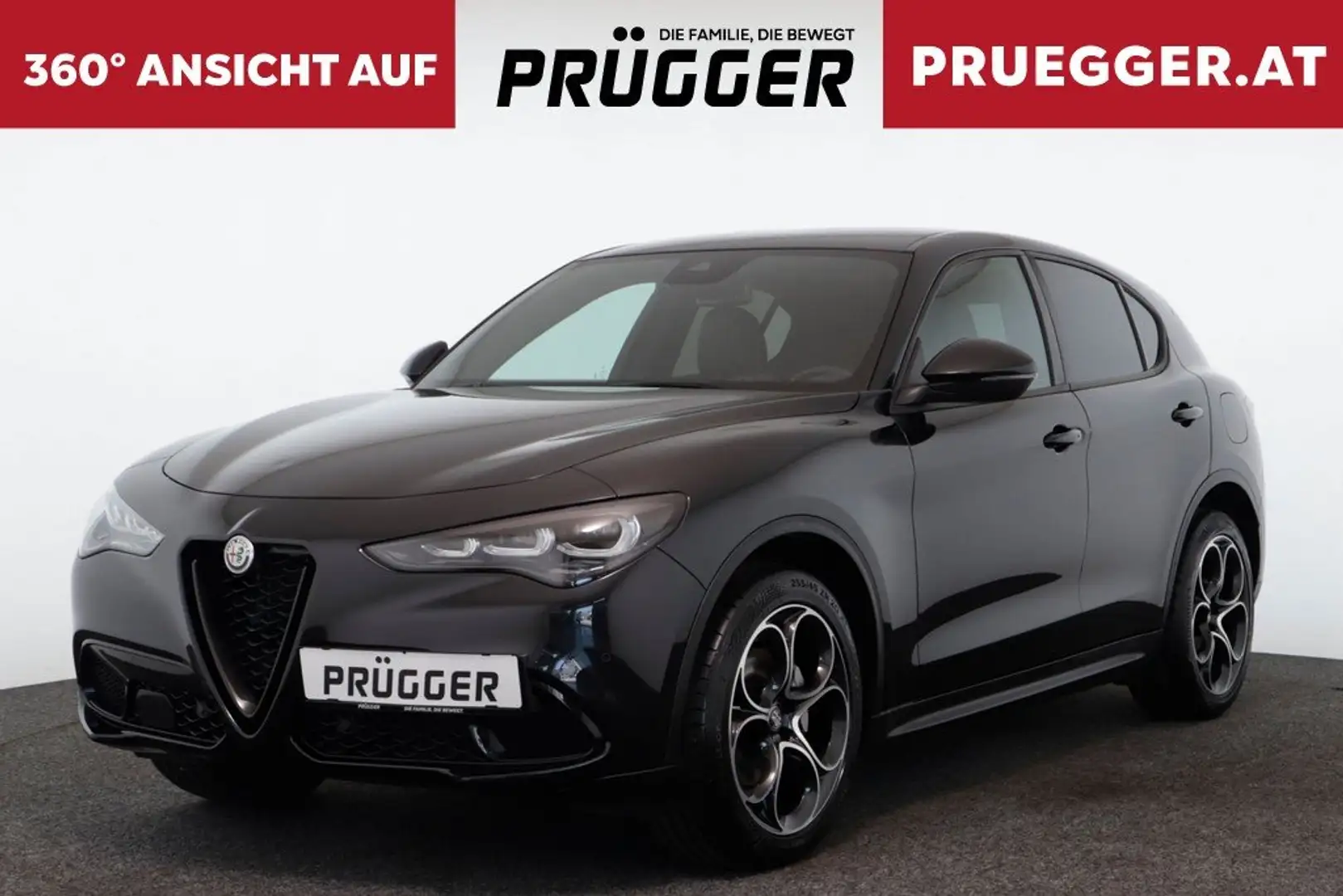 Alfa Romeo Stelvio Sprint 2,2 16 V 210 AT8 Q4 BLACKLINE 20ZOLL Schwarz - 1