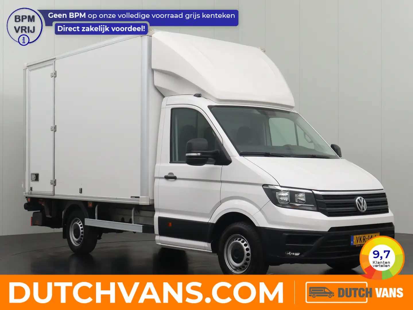 Volkswagen Crafter 2.0TDI 140PK Bakwagen+Laadklep | Zijdeur | Dakspoi Blanco - 1