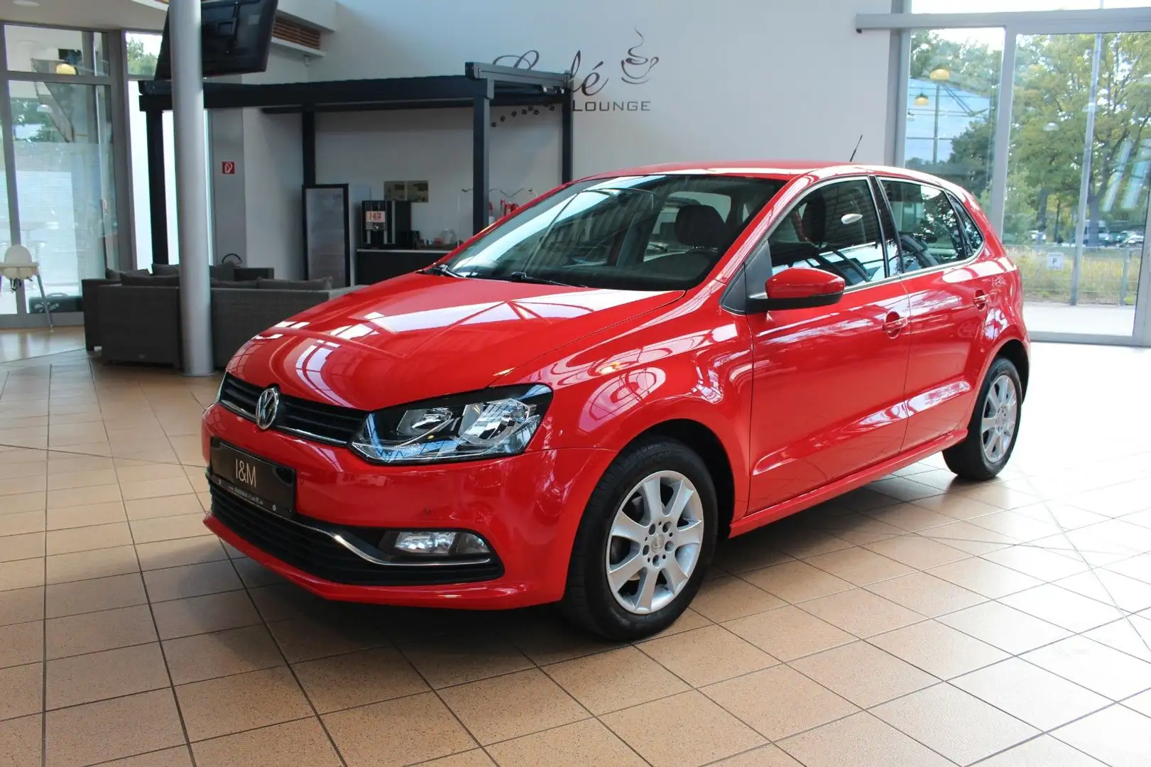Volkswagen Polo V Comfortline BMT/Start-Stopp+EFH+PDC+ Rot - 2
