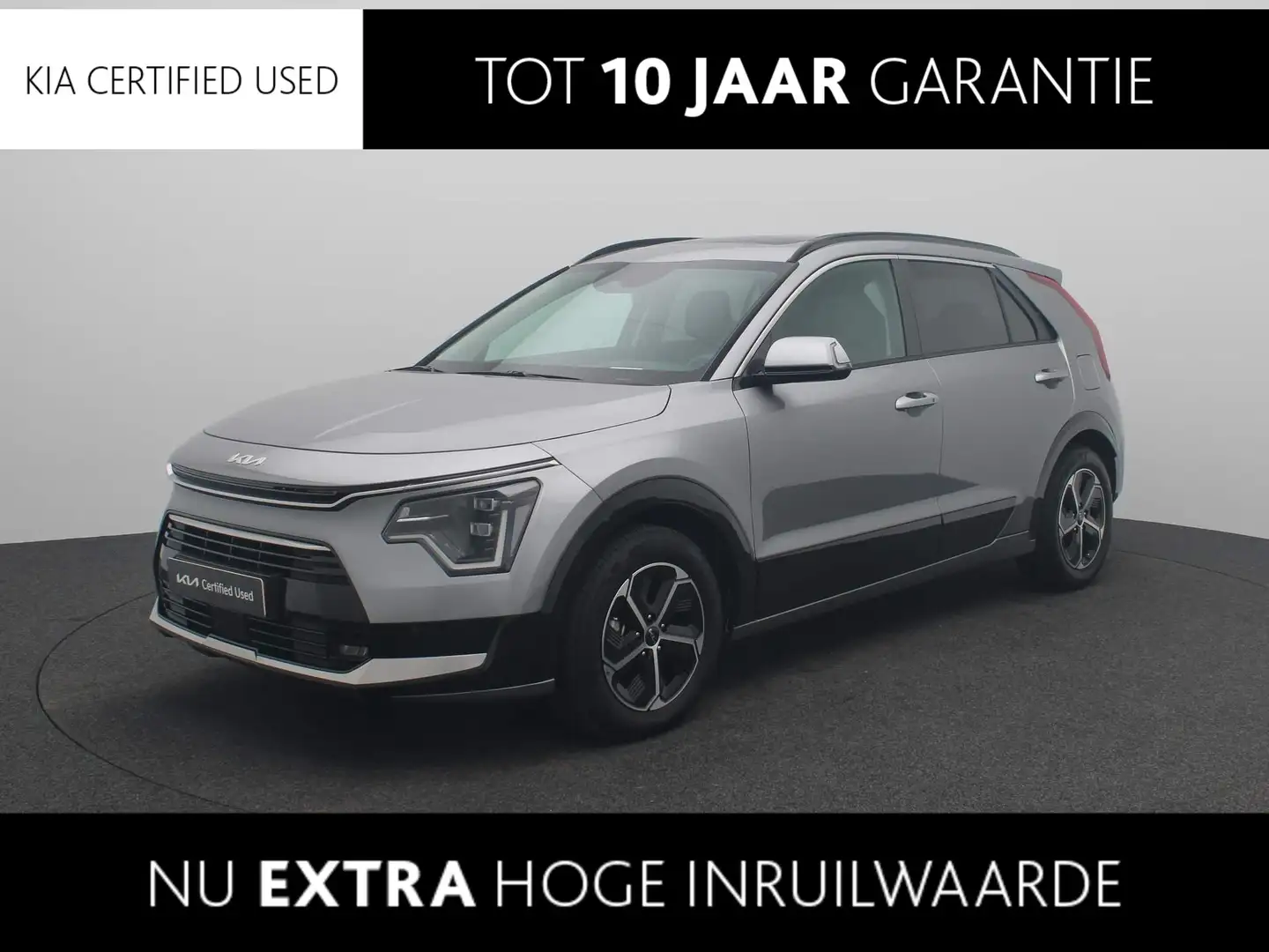 Kia Niro 1.6 GDi Hybrid DynamicPlusLine | Opendak| Navi | C Grijs - 1