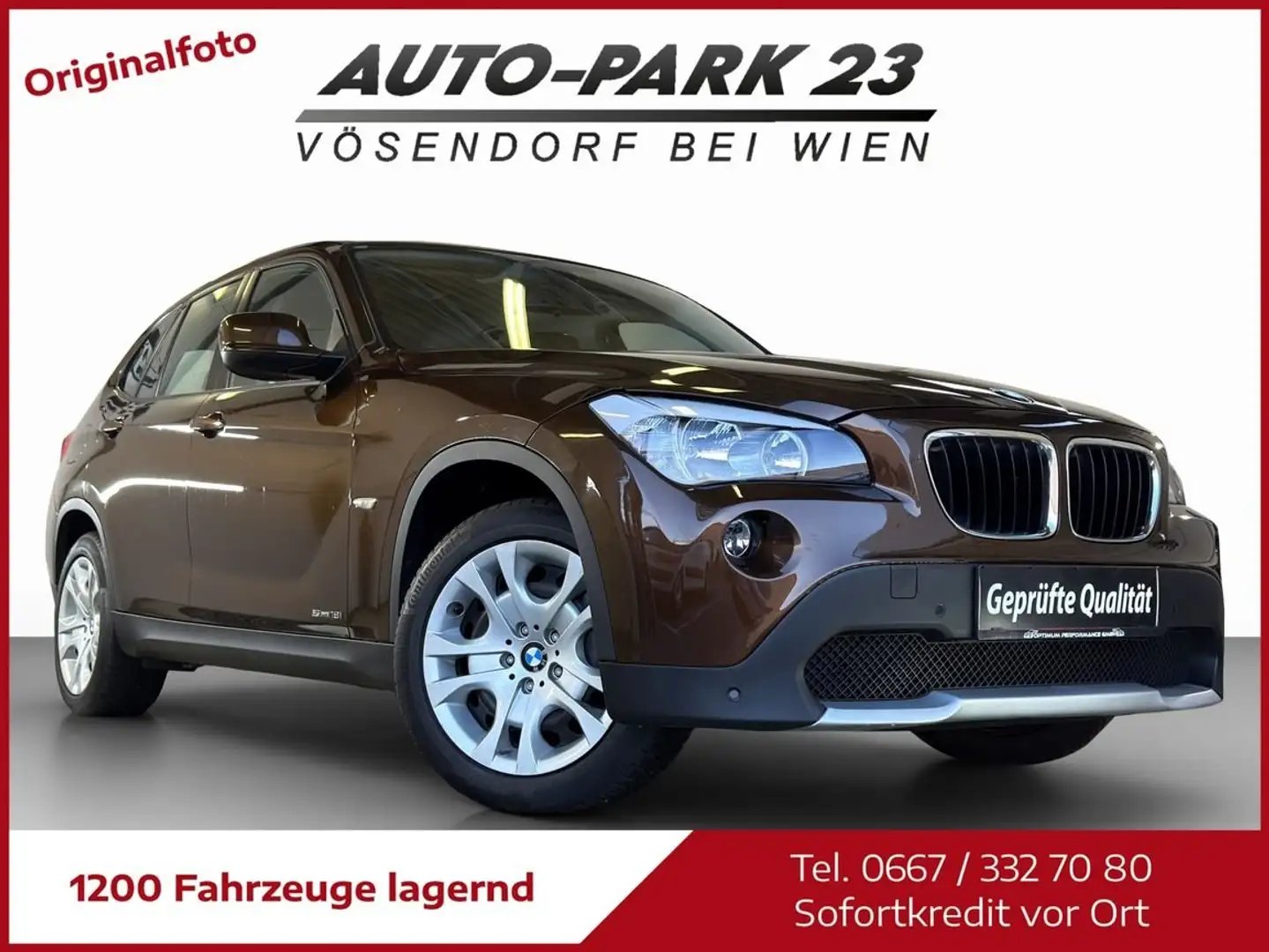 BMW X1 X-Drive 18 i*AUTOMATIC*NUR123.000KM*MOD2013 Braun - 1