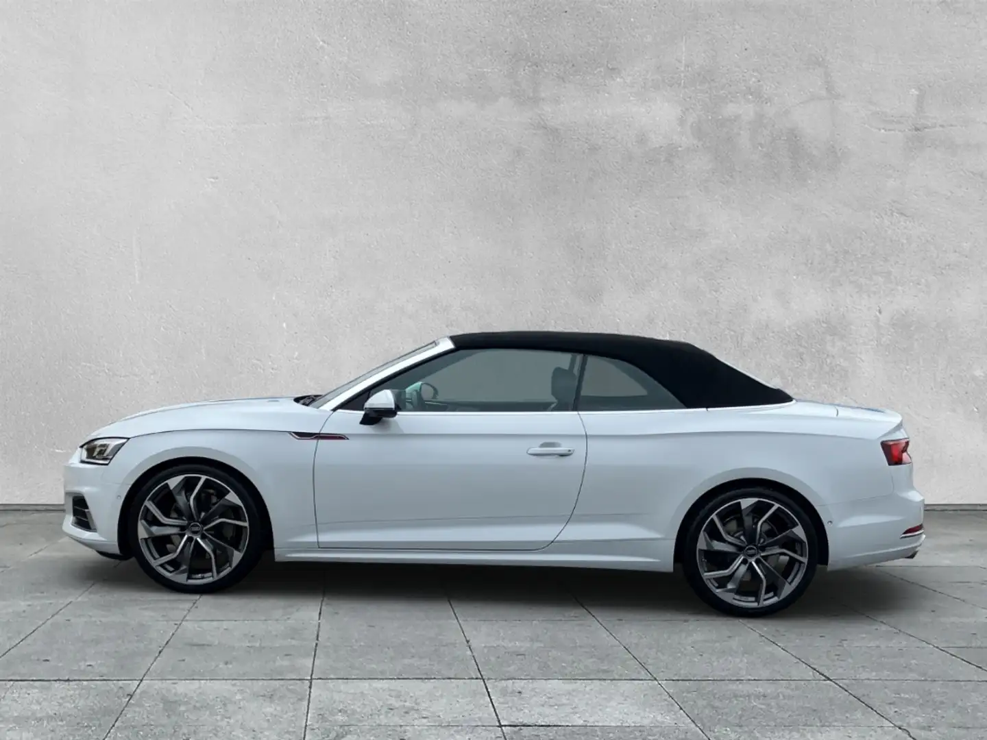 Audi A5 CABRIO 2.0 TFSI QUATTRO SPORT LED+NAVI+SHZ Weiß - 2