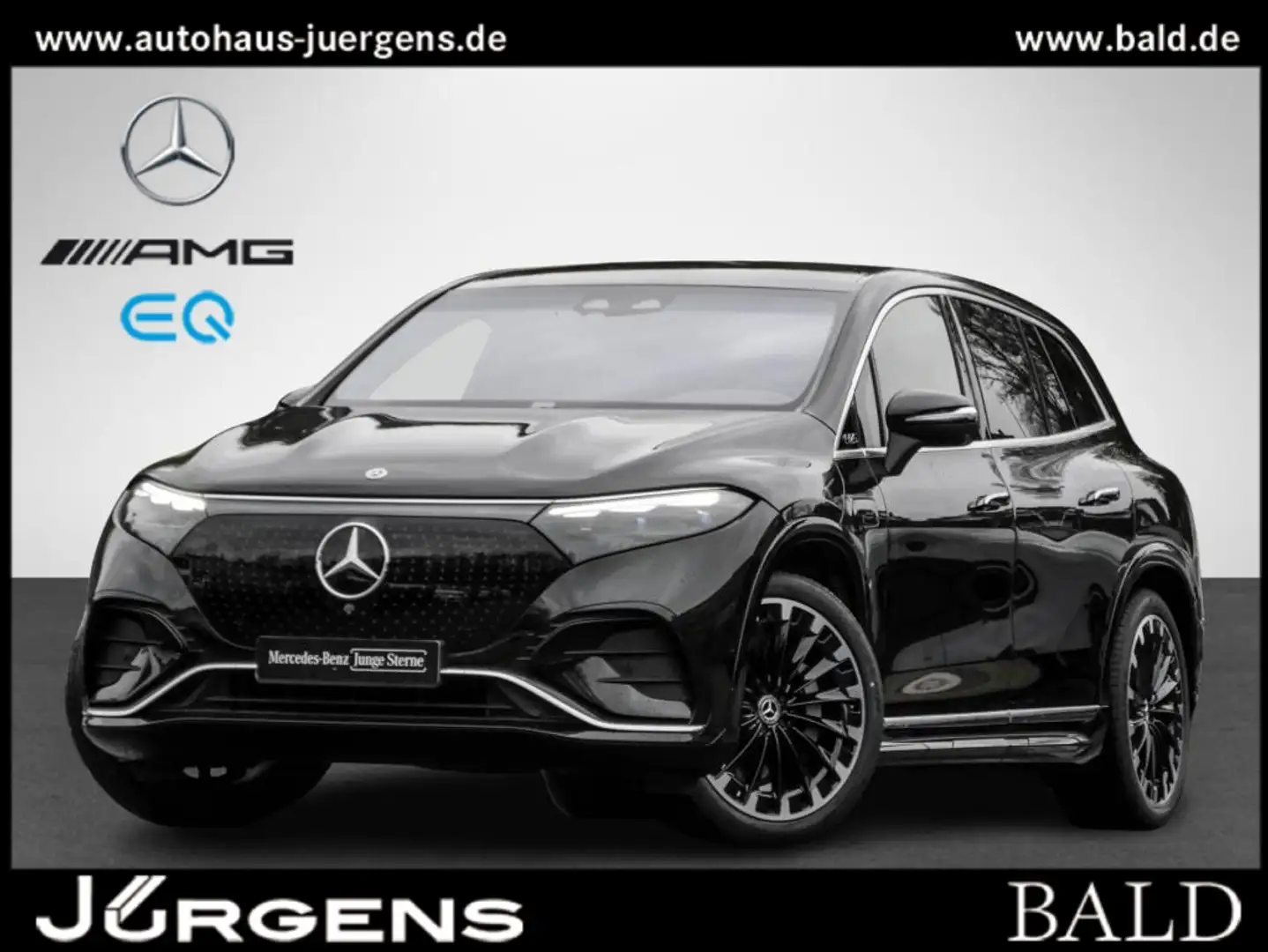 Mercedes-Benz EQS SUV EQS 580 4M SUV AMG-Sport/Hyper/AIRM/Pano/TV-Fond Negru - 1