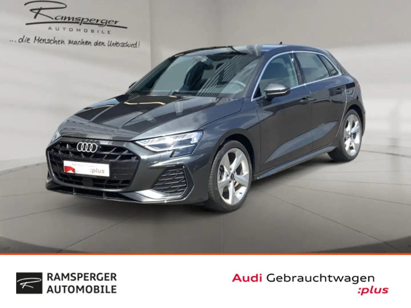 Audi A3 S line 35 TDI Matrix ACC Pan Kamera Grau - 1