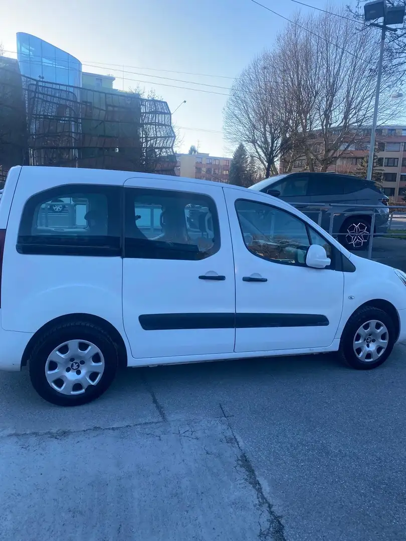 Peugeot Partner Active 1,6 Blue Hdi; Klima, Tempomat, Micro Camper Weiß - 2