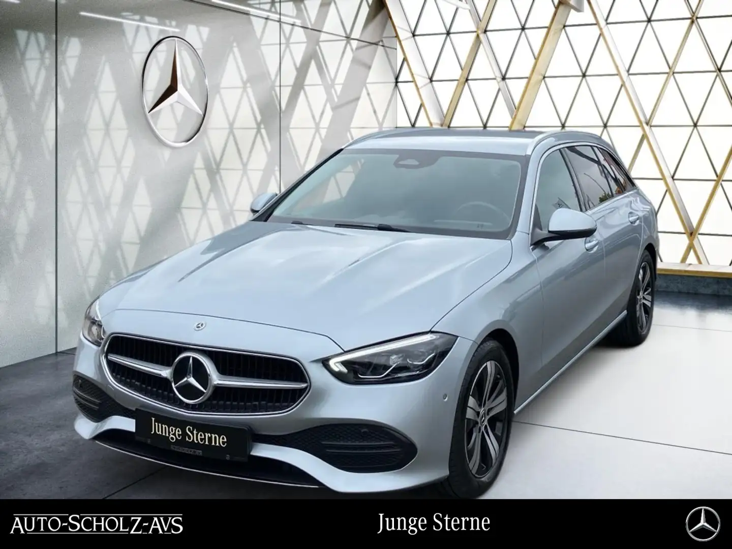 Mercedes-Benz C 180 T Avantgarde AHK*EasyP*LenkradHz*AmbiLight Argento - 1