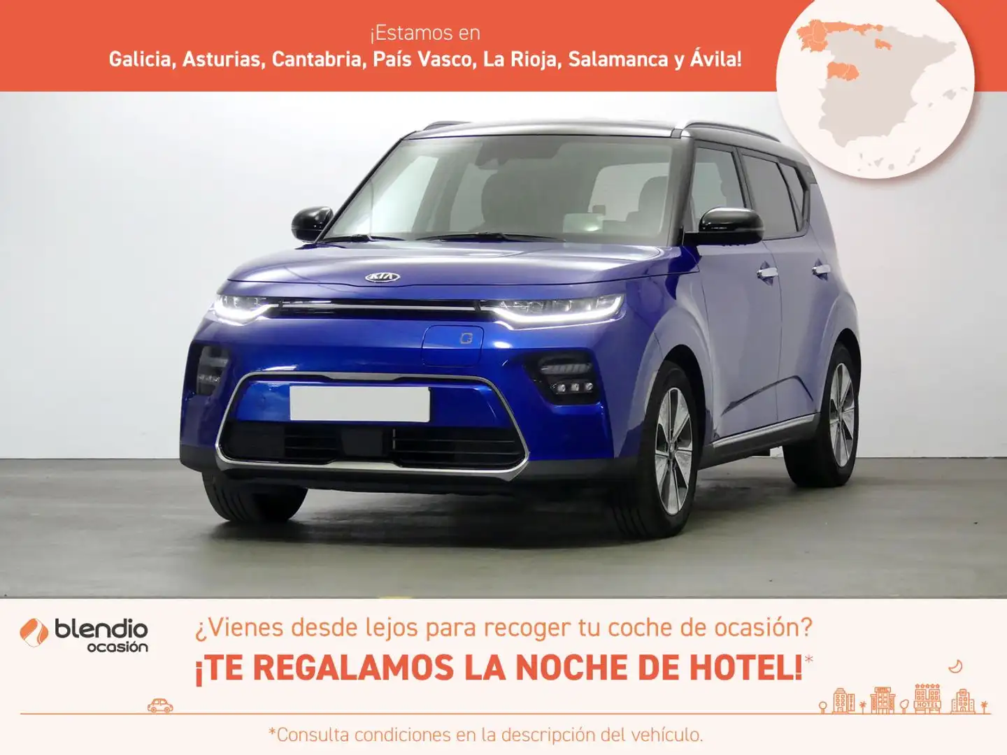 Kia Soul E-SOUL 150KW EMOTION 204 5P Azul - 1