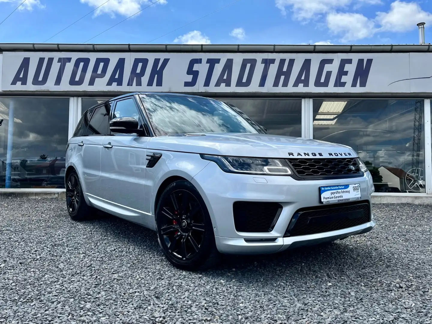 Land Rover Range Rover Sport HST P400 STANDHZG/AHK/PANO/DAB Zilver - 1