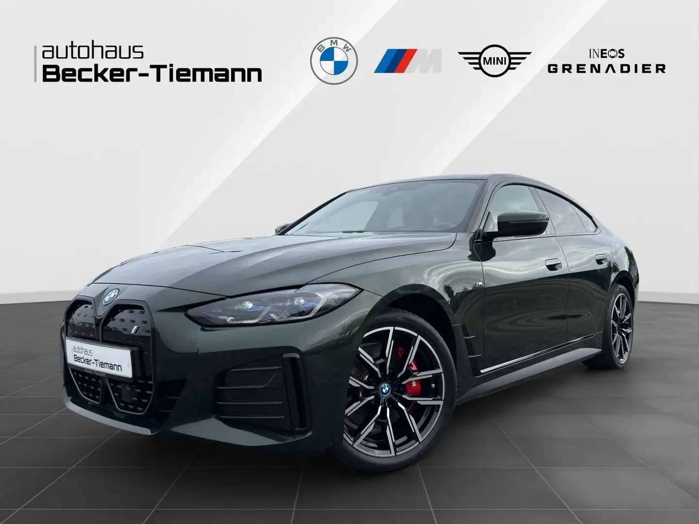 BMW i4 eDrive40 Gran Coupé M Sport Pro/Driving/ACC/Parkin Verde - 1