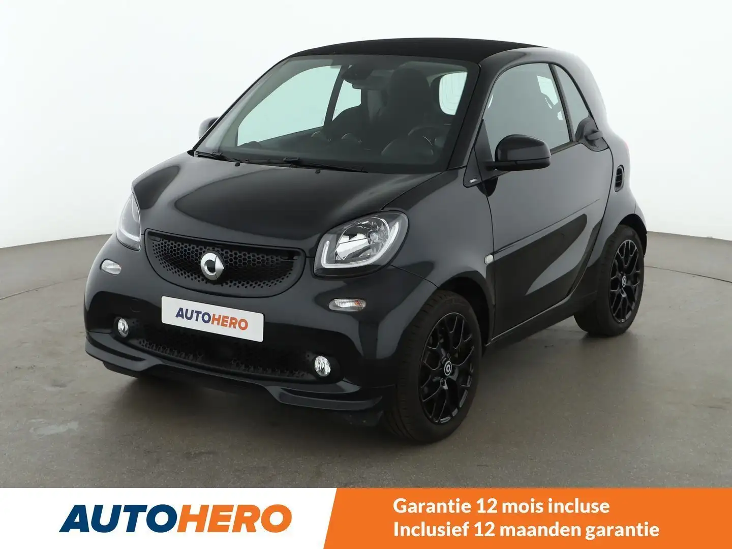 smart forTwo 0.9 Turbo Basis passion Zwart - 1