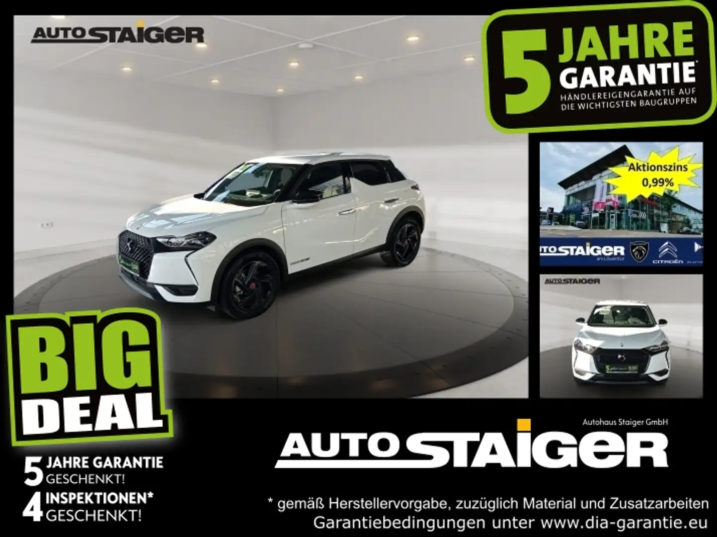 DS Automobiles DS 3 Crossback DS3 Crossback E-Tense Performance Line + Navi Bianco - 1