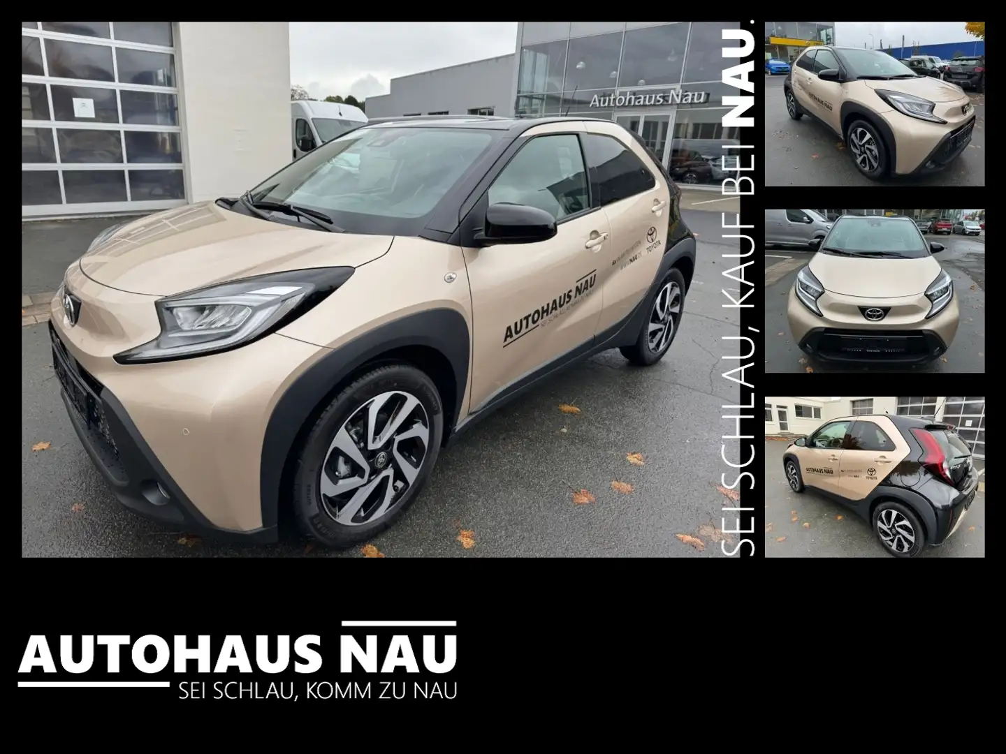 Toyota Aygo X 1.0 Teamplayer ACC+Navi+SHZ+2xKlima+Kam. Schwarz - 1