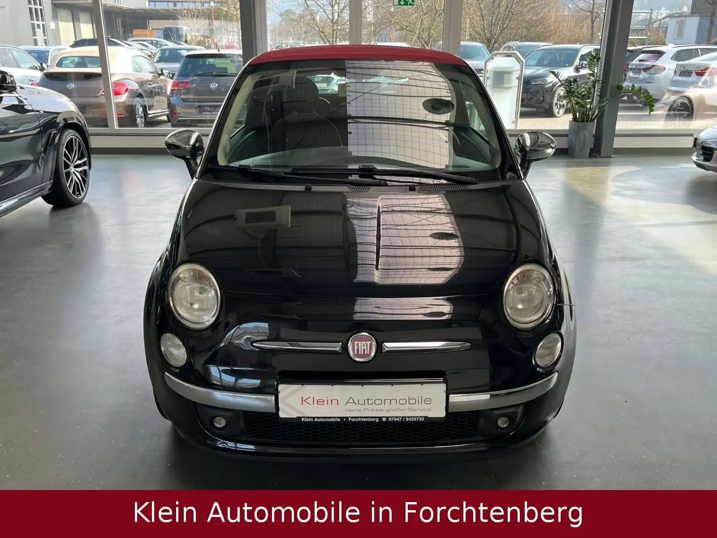 Fiat 500C Lounge Leder Klimaanlage Faltdach PDC LM Schwarz - 2