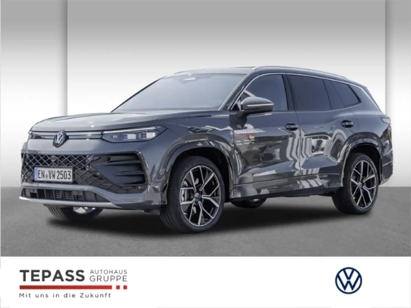 Volkswagen Tayron 2,0 TDi R-Line NAVI PANO STAND AHK Gris - 1