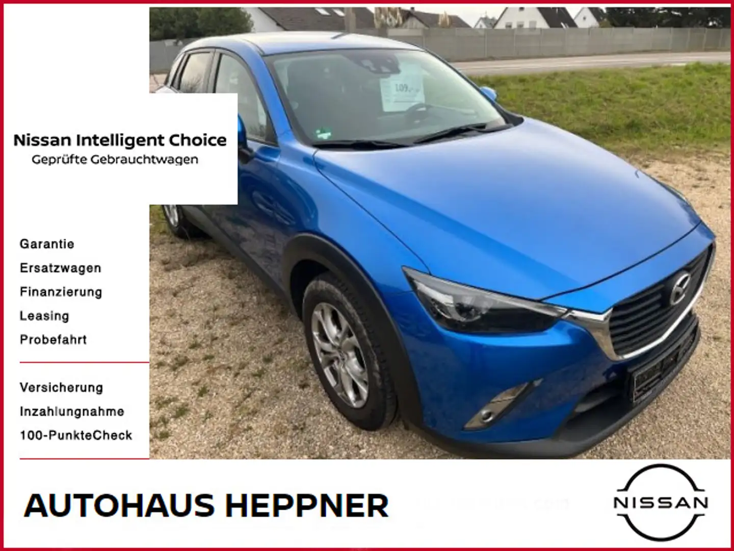 Mazda CX-3 2.0 SKYACTIV-G Exclusive-Line Modrá - 1
