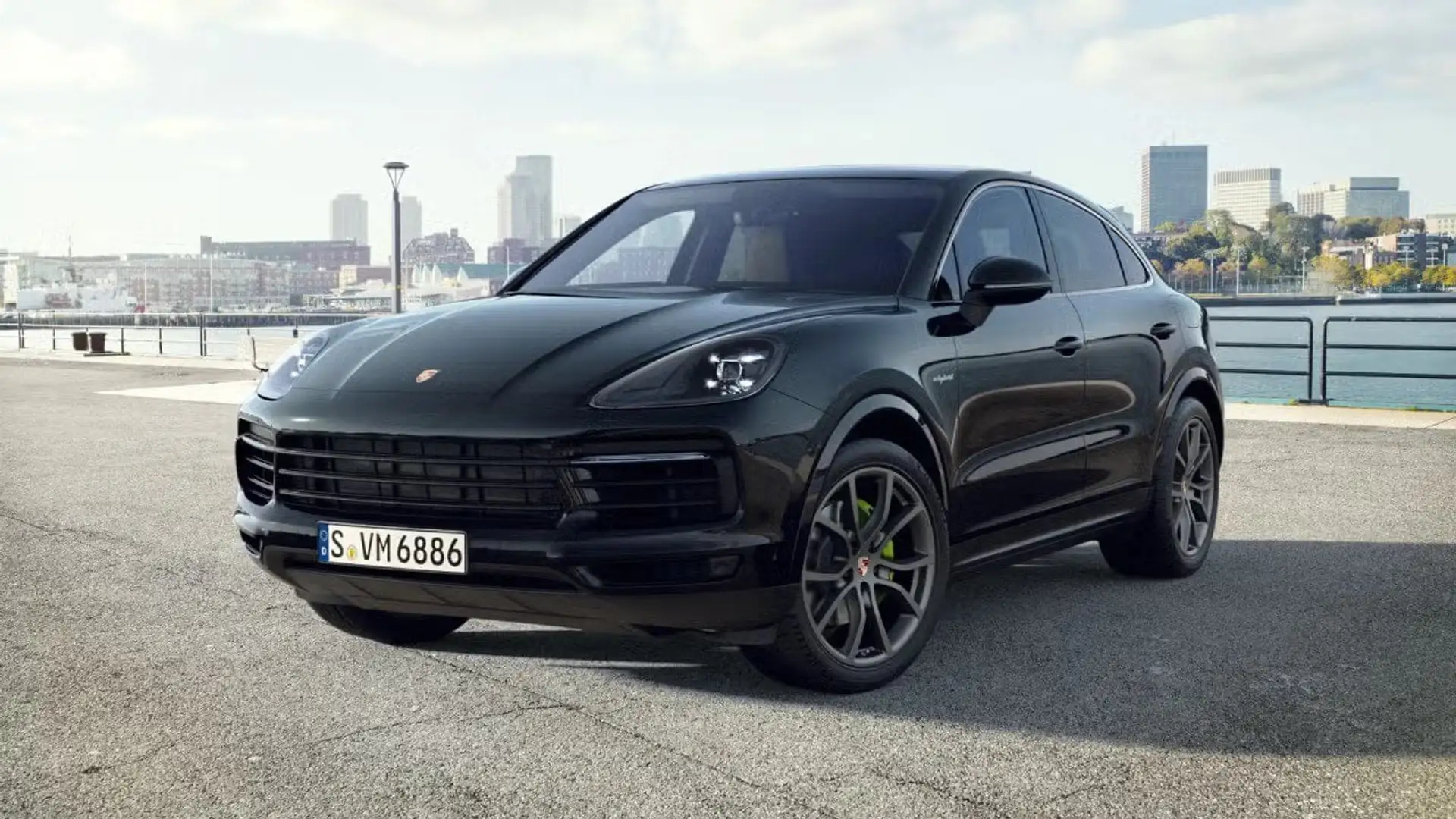 Porsche Cayenne Cayenne Coupé 3.0 V6 E-Hybrid Zwart - 1