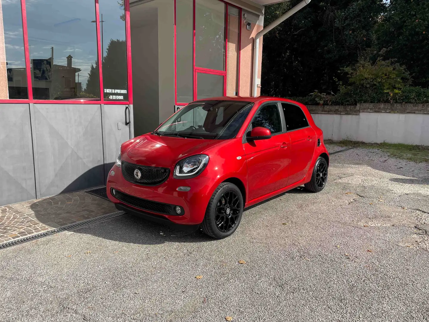 smart forFour Forfour 0.9 t Passion 90cv "neopatentati" Rosso - 1