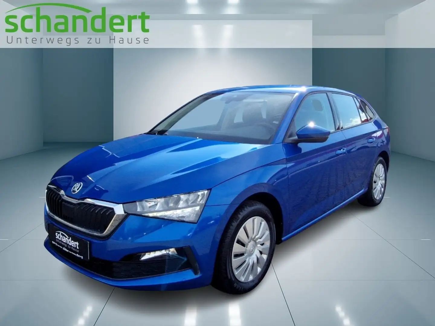 Skoda Scala 1.0 TSI Cool LED Klima Sitzheizung DAB PDC Blau - 1