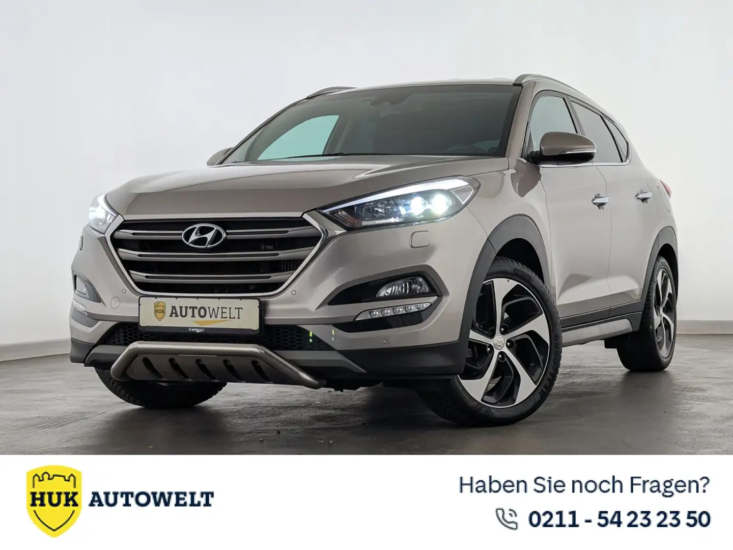 Hyundai TUCSON Tucson 2.0 CRDi DPF Premium 4WD LED+NAVI+RFK+SHZ Beige - 1