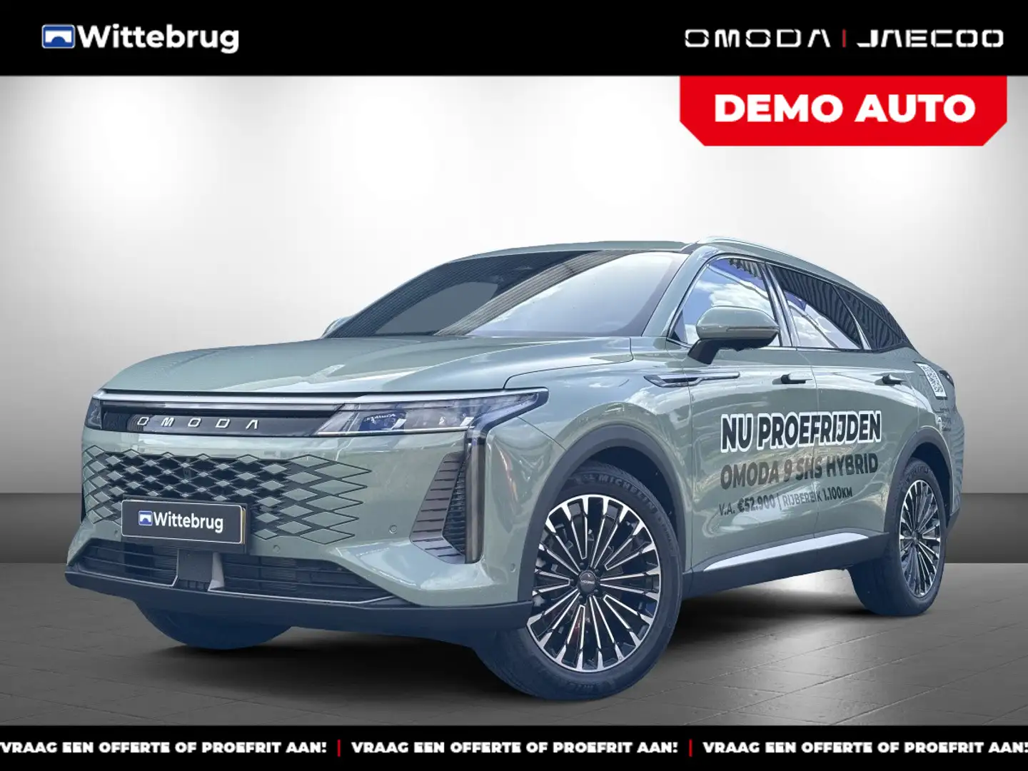 Omoda 9 SHS Premium Plug-In Hybride Automaat met 1100 km R Grün - 1