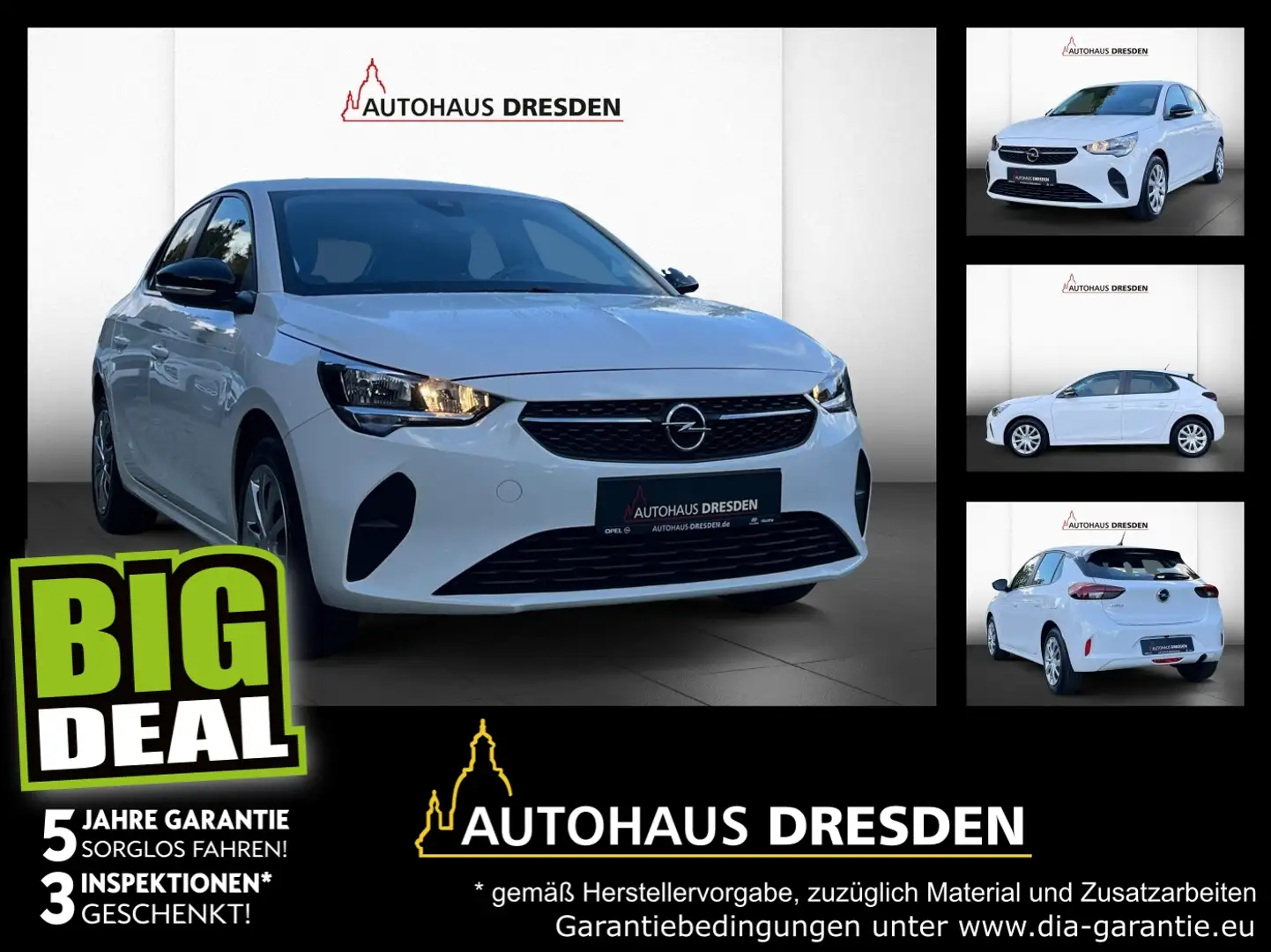 Opel Corsa F 1.2 *NAVI*DAB*SHZ*PDC*KAM* Blanc - 1