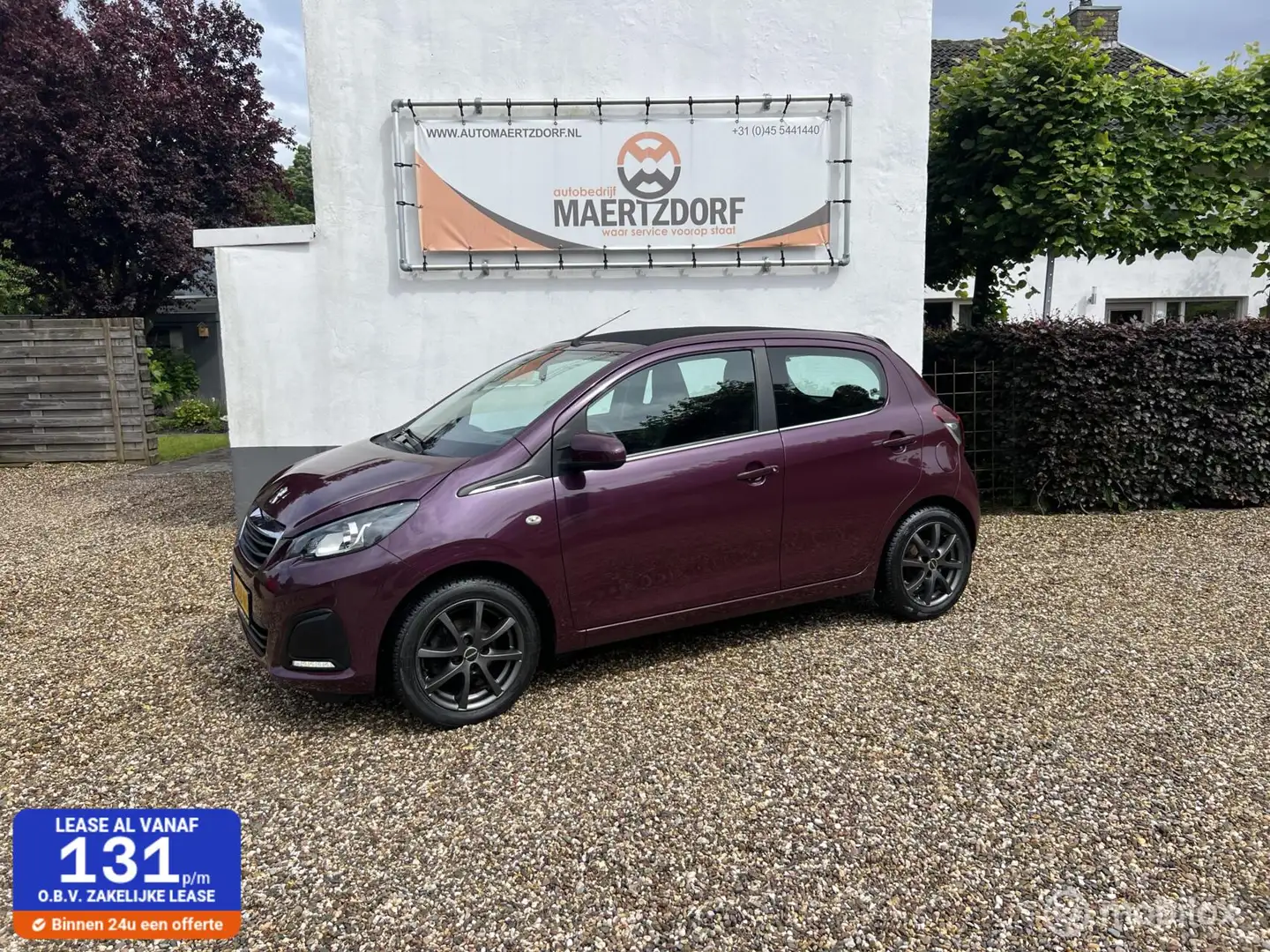 Peugeot 108 1.0 VTi Allure TOP! Paars - 1