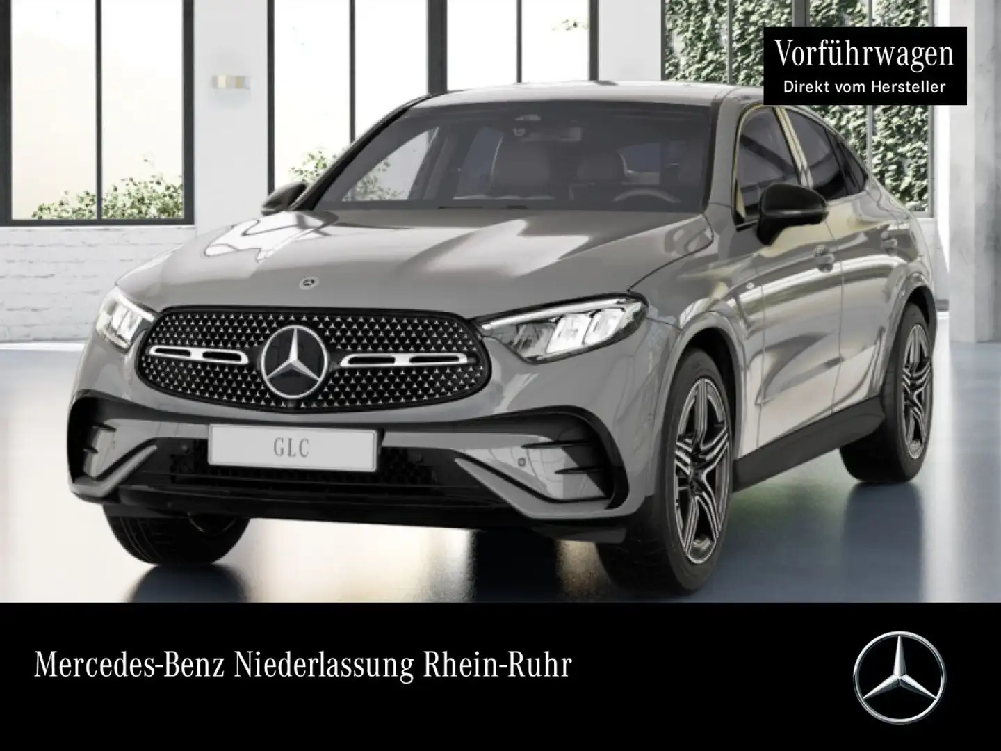 Mercedes-Benz GLC 300 de 4M AMG+NIGHT+360+AHK+LED+TOTW+KEYLESS Grau - 1