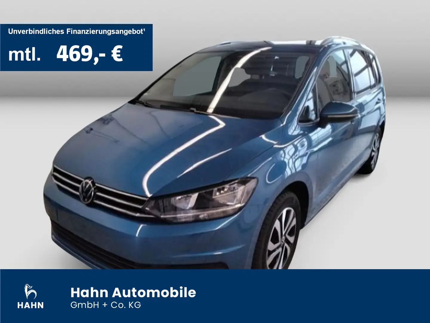Volkswagen Touran 1.5TSI DSG Active 7-Sitzer AHK Navi Kinde Blau - 1