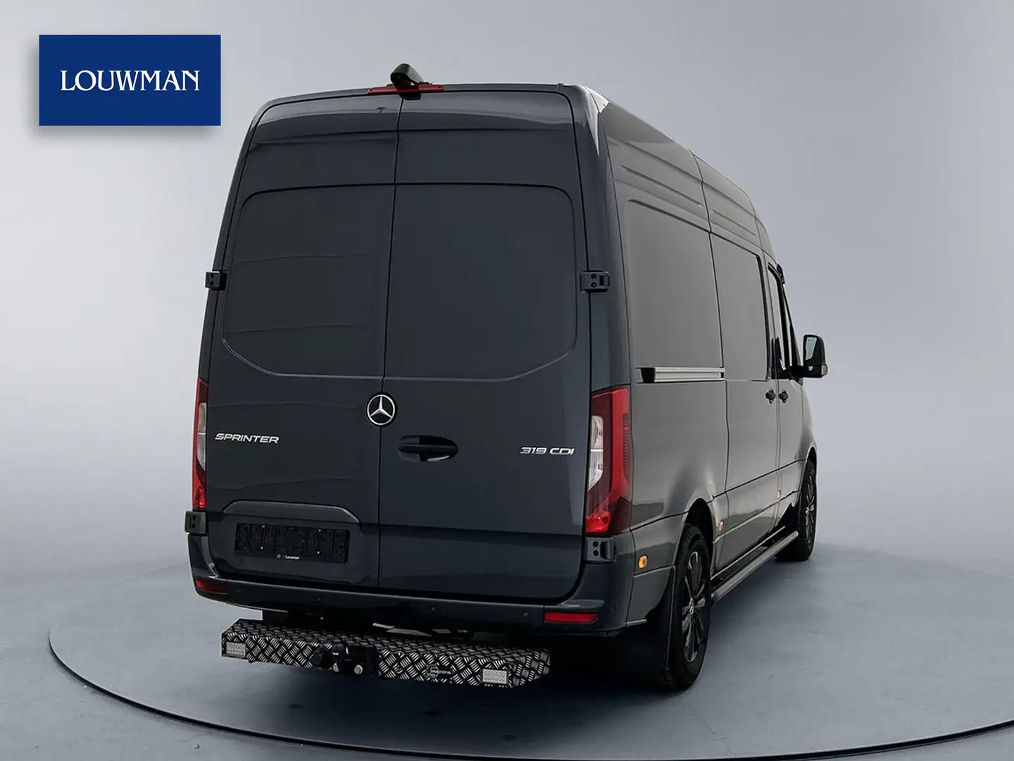 Mercedes-Benz Sprinter 319CDI 190PK L2H2 30 YEAR EDITION BPM VRIJ | Leder Gris - 2